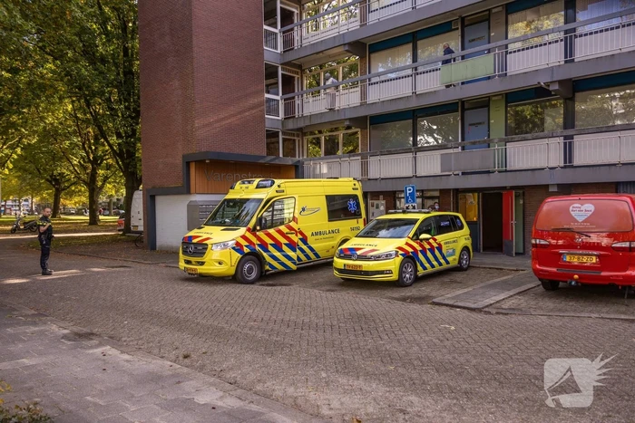 Traumahelikopter landt voor incident in flatwoning