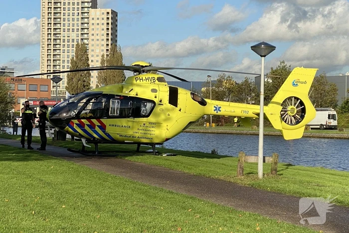 Oudere man met rollator in water terechtgekomen en overleden