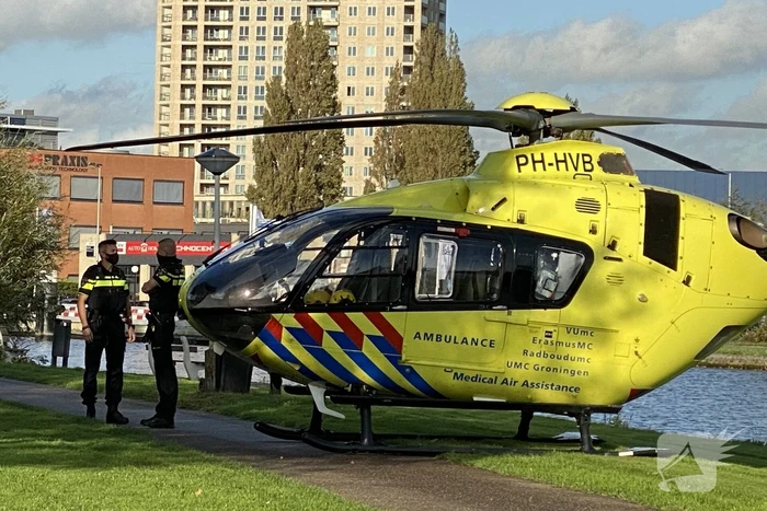 Oudere man met rollator in water terechtgekomen en overleden