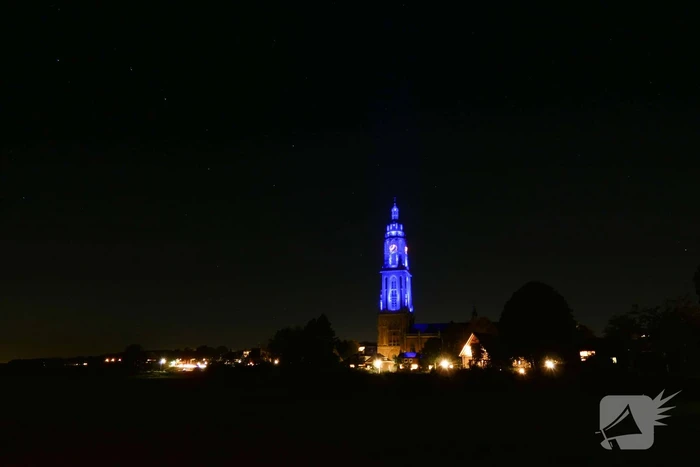 Cunerakerk kleurt blauw voor vijfenzeventig jaar bestaan Verenigde Naties