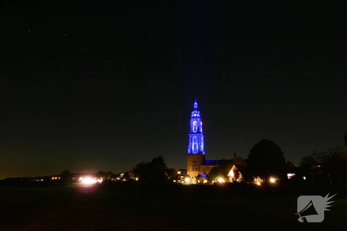 Cunerakerk kleurt blauw voor vijfenzeventig jaar bestaan Verenigde Naties