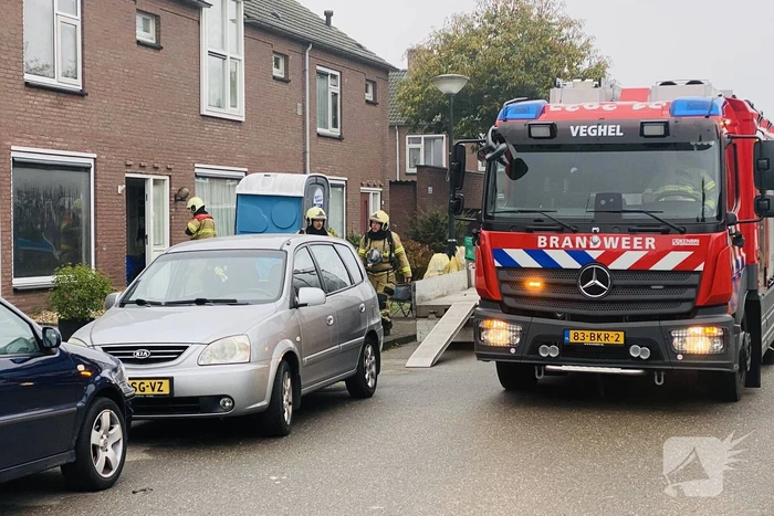 Bouwvakkers veroorzaken gaslekkage in woning