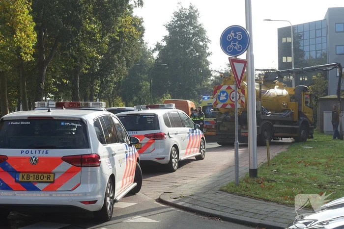 Wegwerker gewond door aanrijding