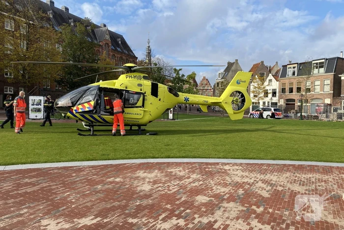Traumahelikopter landt voor ongeval in huis
