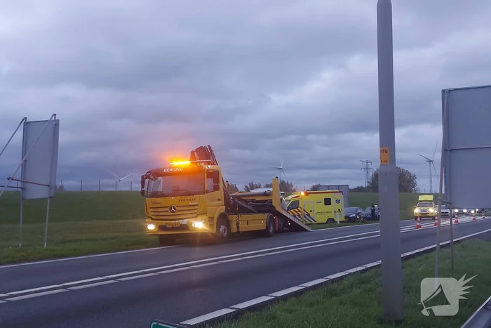 Veel schade bij ongeval tussen twee auto's