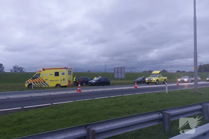 Veel schade bij ongeval tussen twee auto's