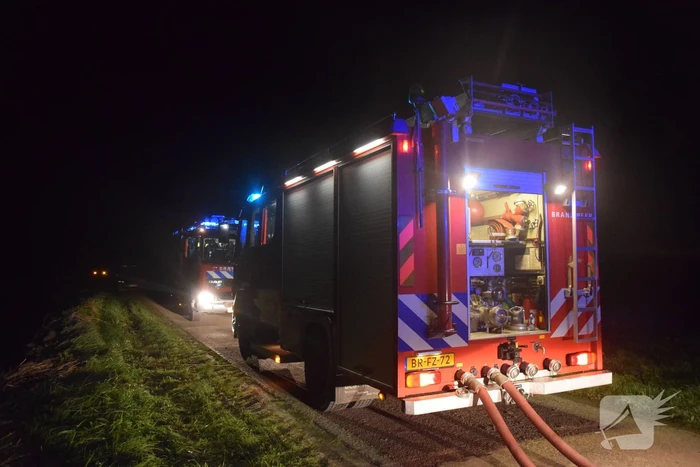 Openhaard zorgt voor beginnende dakbrand