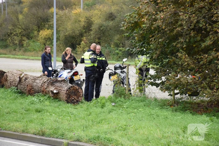 Traumahelikopter landt voor eenzijdig ongeval met motorrijder