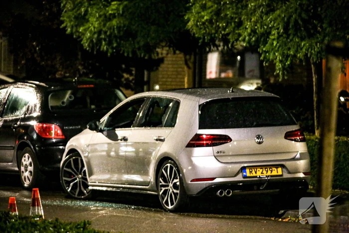 Auto beschoten, geen gewonden