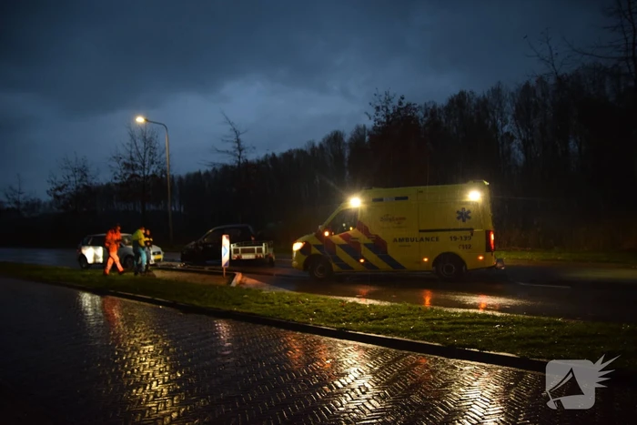 Gewonde na frontale aanrijding