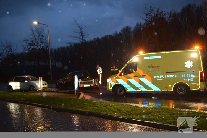 Gewonde na frontale aanrijding