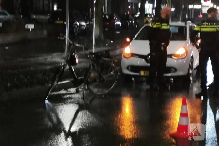 Fietser gewond na aanrijding met auto