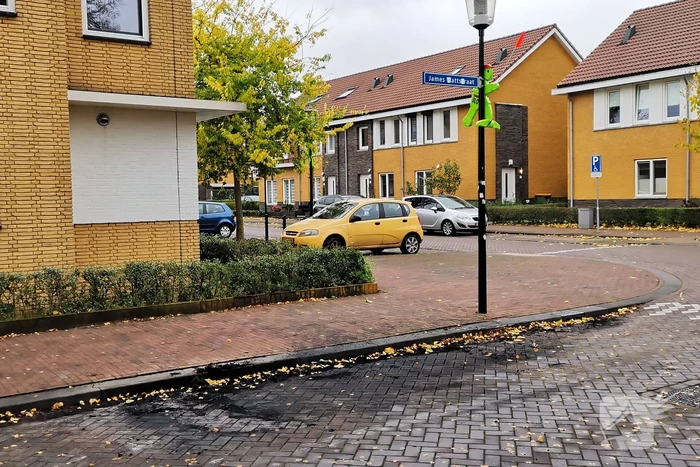 Opnieuw gaat een geparkeerde auto in vlammen op