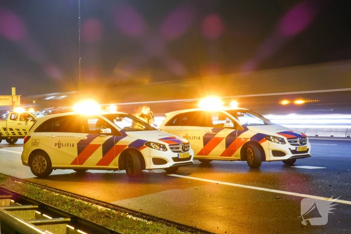 Persoon gewond bij ongeval met voertuig ondersteboven