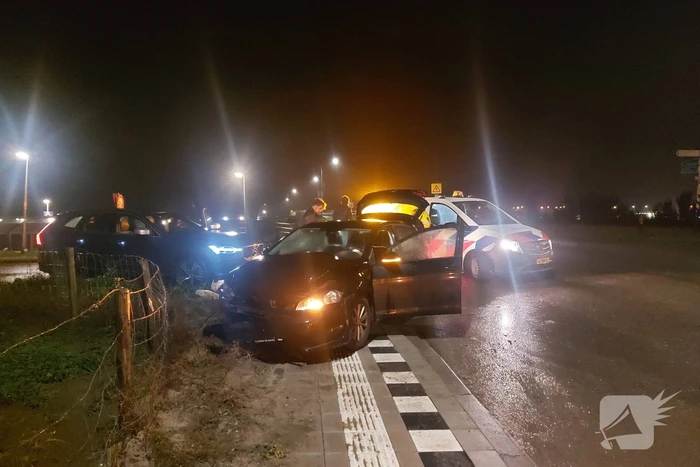 Twee voertuigen betrokken bij botsing