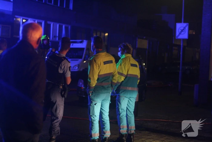 Grote brand in winkelpand
