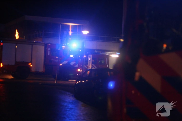 Grote brand in winkelpand