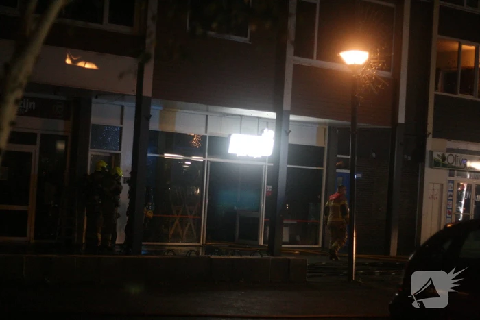 Grote brand in winkelpand