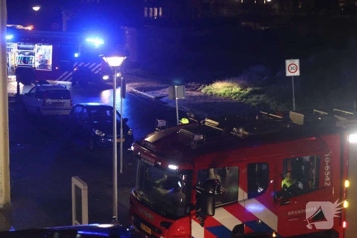 Grote brand in winkelpand