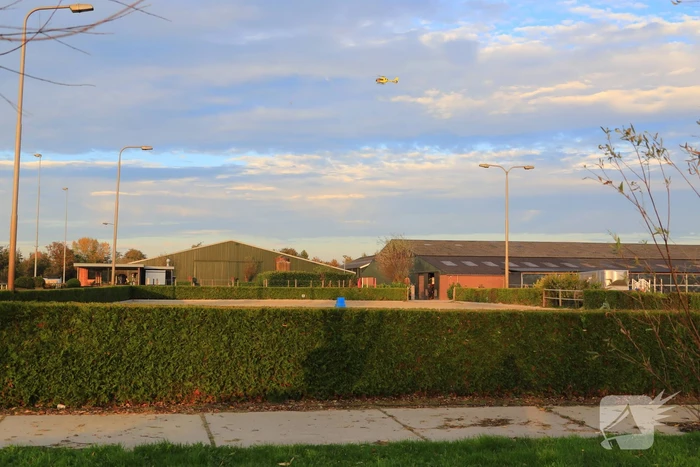Persoon zwaargewond op paardenmanege
