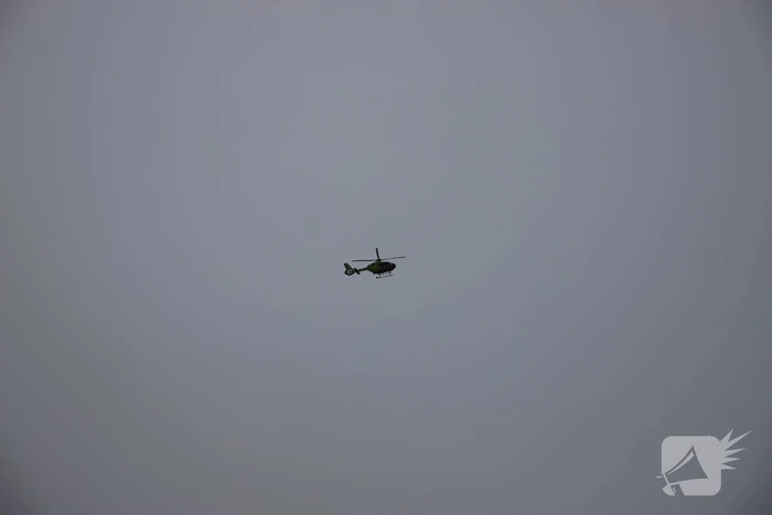 Traumahelikopter landt voor ongeval in huis