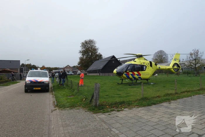 Traumahelikopter ingezet voor gewond kind