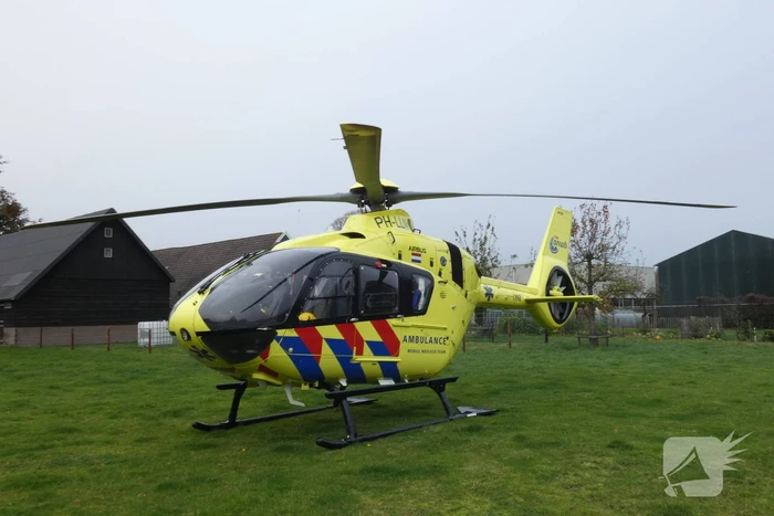 Traumahelikopter ingezet voor gewond kind