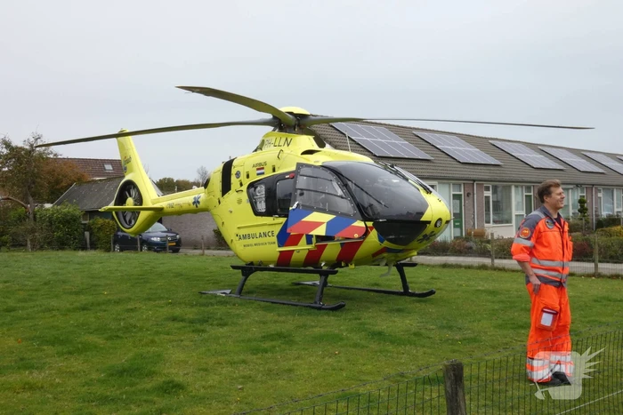 Traumahelikopter ingezet voor gewond kind