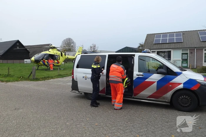 Traumahelikopter ingezet voor gewond kind