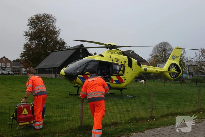 Traumahelikopter ingezet voor gewond kind