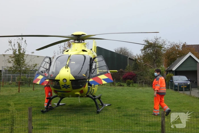 Traumahelikopter ingezet voor gewond kind