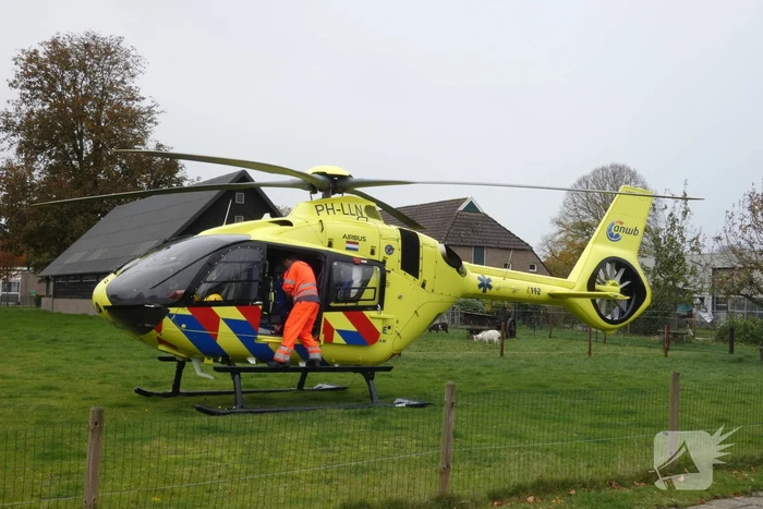 Traumahelikopter ingezet voor gewond kind