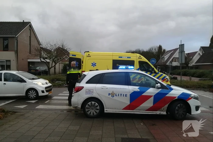 Fietser gewond na aanrijding met auto