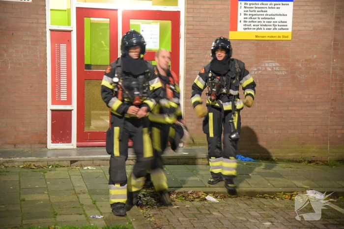Onderzoek in woning na rookontwikkeling