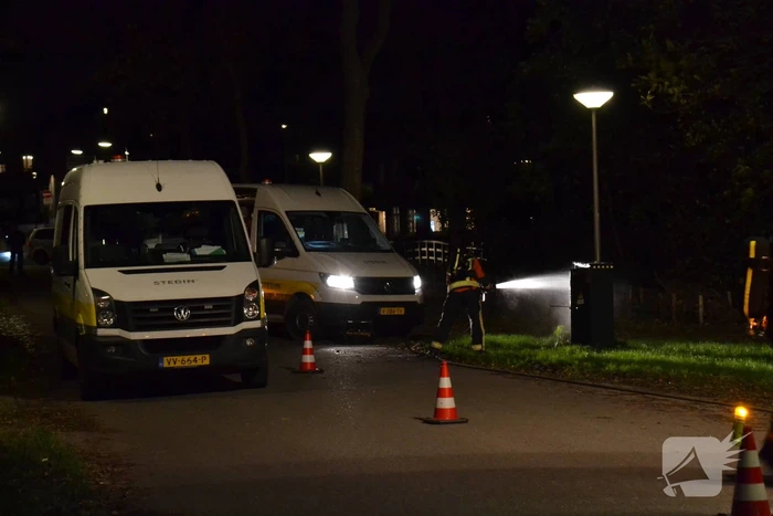Brand in stroomkast