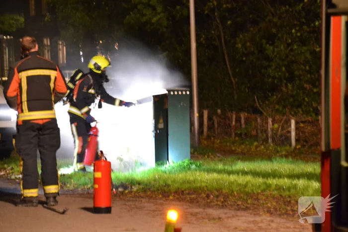 Brand in stroomkast