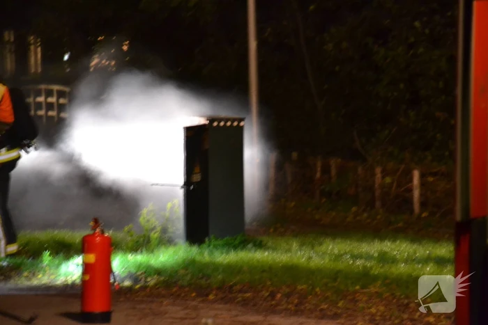 Brand in stroomkast