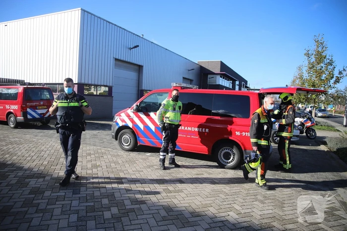 Day after grote brand ijzerwarenbedrijf Isero