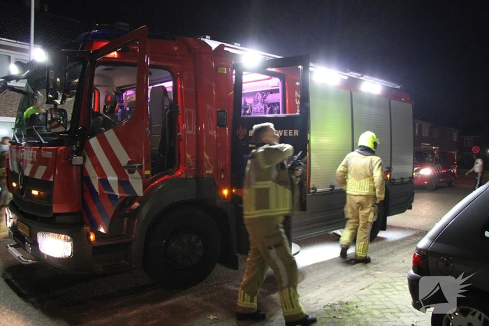 Zoekactie na brandlucht in wijk