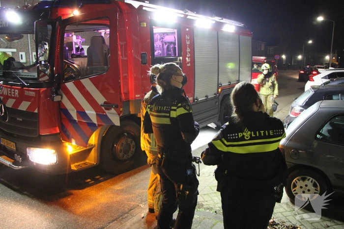 Zoekactie na brandlucht in wijk