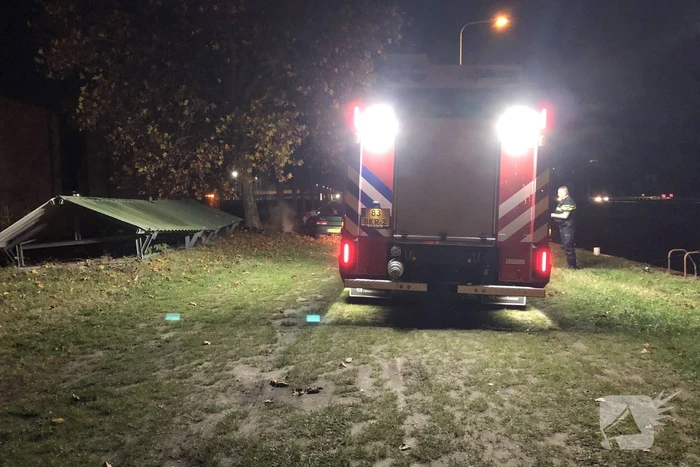 Autobrand blijkt buitenbrand