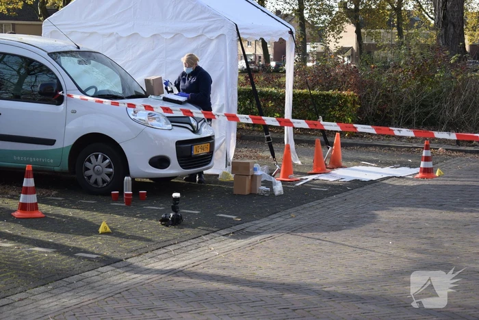 Corona-sneltestlocatie verwoest met zwaar vuurwerk