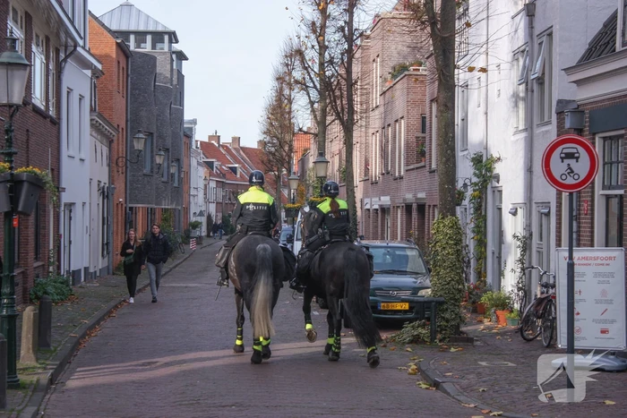 Demonstratie voor de vrijheid bij Onze Lieve Vrouwetoren