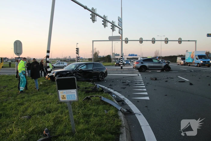 ongeval drie merenweg - n205 vijfhuizen