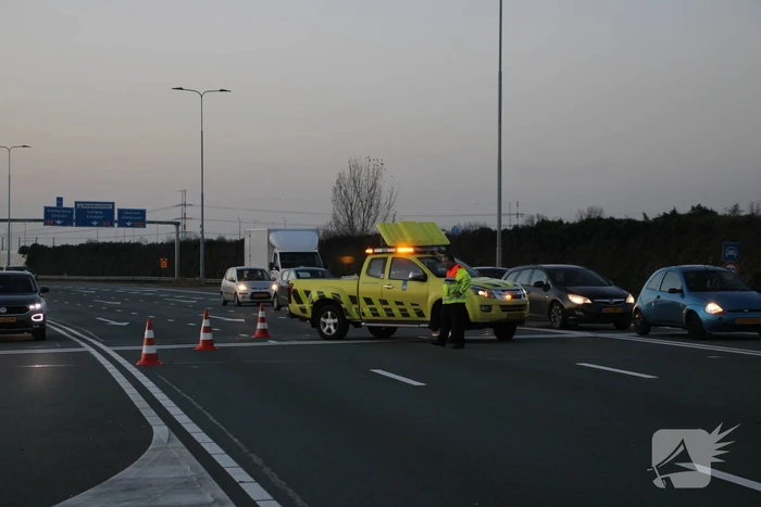 Ravage na botsing tussen twee voertuigen