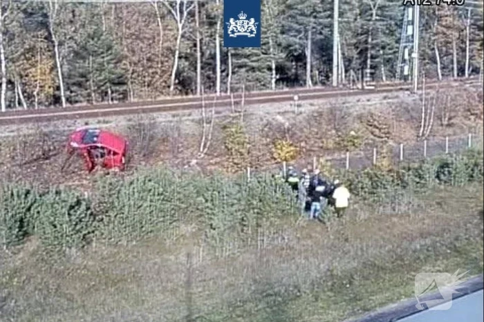 Voertuig arrestatieteam betrokken bij ongeval op snelweg