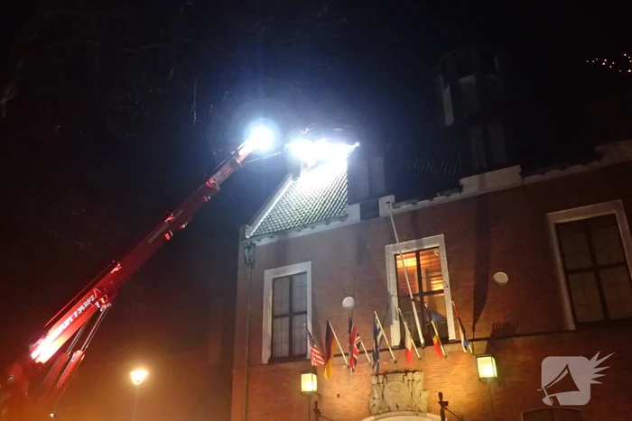 Brand in schoorsteen van Hotel The Roosevelt