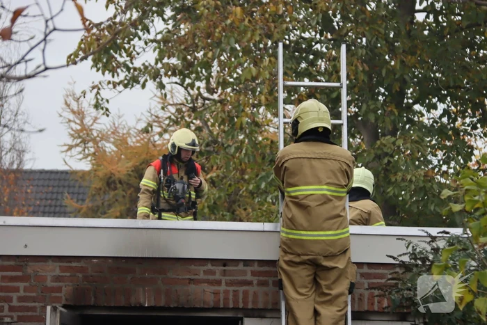 Grote schade na brand in garagebox