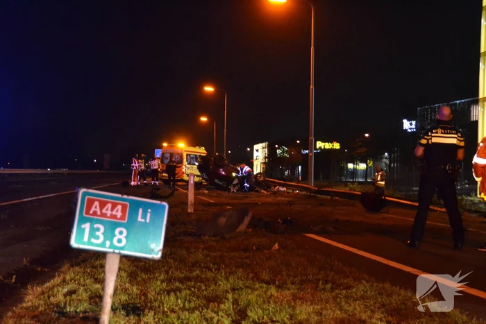 ongeval rijksweg a44 oegstgeest