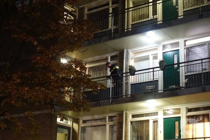 Vuurwerk afgestoken in trappenhuis portiekflat